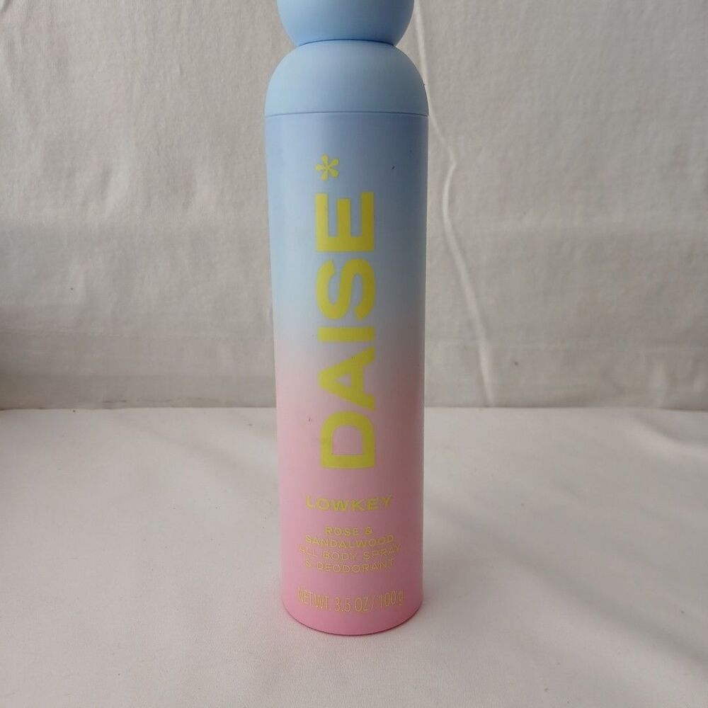 DAISE* Lowkey Rose & Sandalwood Body Spray & Deodorant 3.5 oz Regular Size